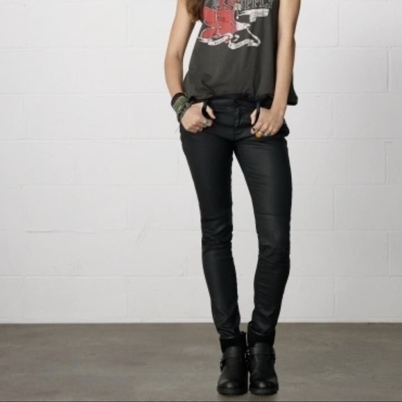 Denim & Supply Ralph Lauren Denim - Denim & Supply Ralph Lauren Coated Black Skinny